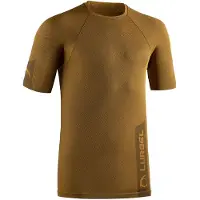 Lurbel Halo T-shirt Met Korte Mouwen Geel,Bruin M