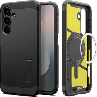 Spigen Tough Armor Backcover MagSafe voor de Samsung Galaxy S25 FE - Black