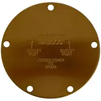 Jabsco Pump End Cover Cap 12062-0000 Zilver 117.6 x 3.5 mm