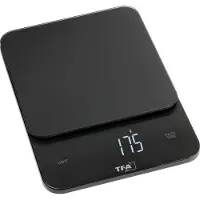 TFA-Dostmann BROWNIE Digitale keukenweegschaal Digitaal Digitaal Weegbereik (max.)=5000 g Zwart 130 x 180 x 20