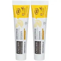 Cattier Dentargile Remineraliserende tandpasta met Biologische Klei en Citroen 2x75 ml Tandpasta