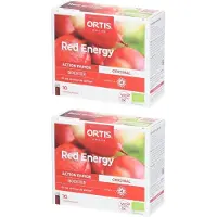 Ortis Red Energy Ohne Alkohol Bio Ampullen 2x10x15 ml Drinkbare ampoules