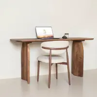 Giga Meubel Bureau Dalarna Donkerbruin 160cm