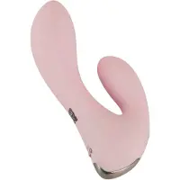 Beau Coeur Cerya - mini vibrator met clitorisstimulator - lichtroze