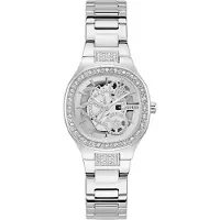 GUESS Analoog horloge 'ELECTRA' zilver