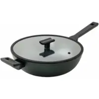 Sambonet Wokpan Titan Pro Green Double Induction1 Handle 30 cm