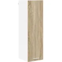 vidaXL Hangkast Sonoma Eik 30 x 31 x 100 cm Bewerkt hout