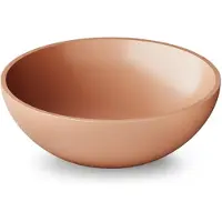 ZEZA Element Waskom - 41x41x14cm - solid surface - glans peach (oranje/roze) SW1439451