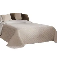Markizeta Dubbelzijdige Decoratieve Plaid 220x240cm - Zacht Crème