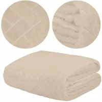 Domarex Zachte Microflanel Deken 150x200cm - Woondeken & Plaid - Crème