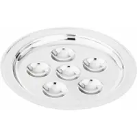 Sambonet Serveerschaal Elite Snail Plate 6 Holes 25 cm