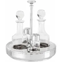 Sambonet Peper- en zoutmolen Elite Cruet Stand (Set van 4)