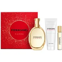 Salvatore Ferragamo Fiamma 3-delige eau de parfum set - 100 ml spray en lotion