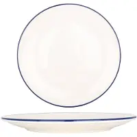 Bonna Dinerbord linea blue porselein 30 cm set van 6