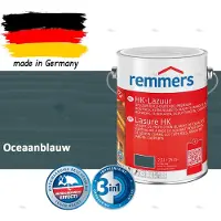 Remmers HK-Lazuur 3in1 Oceaanblauw 2,5L – Premium Houtbeschermingsbeits voor Buiten – Oplosmiddelhoudend – UV- & Vochtwerend – Impregneer, Grondlaag & Beits in Eén