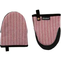Ziczac Keukenhandschoen Venton Red (Set van 2)