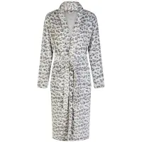 Louise Dames badjas fleece panterprint
