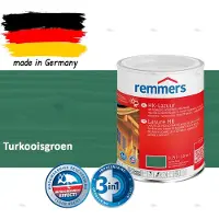 Remmers HK-Lazuur 3in1 Turkooisgroen 0,75L – Premium Houtbeschermingsbeits voor Buiten – Oplosmiddelhoudend – UV- & Vochtwerend – Impregneer, Grondlaag & Beits in Eén