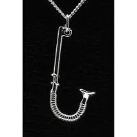MOOYE ® - Collectie Zilveren Snorkel ketting hanger