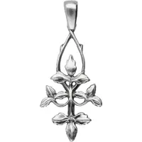 MOOYE ® - Collectie Zilveren Klimop Art Nouveau Jugendstil hanger