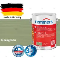 Remmers HK-Lazuur 3in1 Bleekgroen 2,5L – Premium Houtbeschermingsbeits voor Buiten – Oplosmiddelhoudend – UV- & Vochtwerend – Impregneer, Grondlaag & Beits in Eén