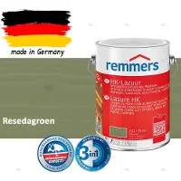 Remmers HK-Lazuur 3in1 Resedagroen 2,5L – Premium Houtbeschermingsbeits voor Buiten – Oplosmiddelhoudend – UV- & Vochtwerend – Impregneer, Grondlaag & Beits in Eén
