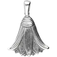 MOOYE ® - Collectie Zilveren Bloemenkelk Art Nouveau Jugendstil hanger