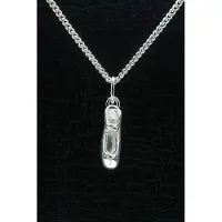 MOOYE ® - Collectie Zilveren Balletschoen ketting hanger - middel