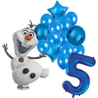 Amscan Olaf Frozen ballon set - 58x104cm - Folie Ballon - Olaf - Frozen - Themafeest - 5 jaar - Verjaardag - Ballonnen - Versiering - Helium ballon