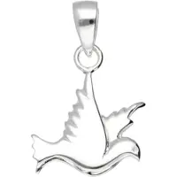 MOOYE ® - Collectie Zilveren Duif kettinghanger