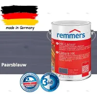 Remmers HK-Lazuur 3in1 Paarsblauw 2,5L – Premium Houtbeschermingsbeits voor Buiten – Oplosmiddelhoudend – UV- & Vochtwerend – Impregneer, Grondlaag & Beits in Eén