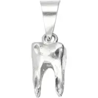 MOOYE ® - Collectie Zilveren Tand Kies kettinghanger