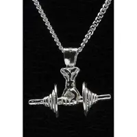 MOOYE ® - Collectie Zilveren Halter ketting hanger - vuist
