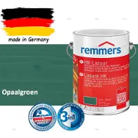 Remmers HK-Lazuur 3in1 Opaalgroen 2,5L – Premium Houtbeschermingsbeits voor Buiten – Oplosmiddelhoudend – UV- & Vochtwerend – Impregneer, Grondlaag & Beits in Eén