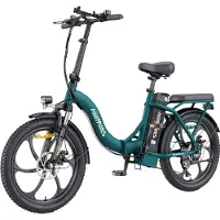 HillMiles MilePort 1 Elektrische fiets - 20 inch opvouwbare e-bike - 250W motor - 36V 13Ah uitneembare batterij - Actieradius tot 80 km - Elektrische stadsfiets - Groen
