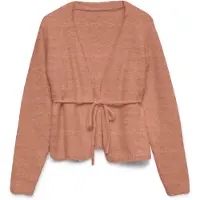 Vero Moda Gebreid vest 'VMSORRENTO' lichtbruin