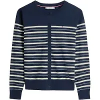 Tommy Hilfiger Gebreid vest navy / wit