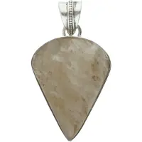 MOOYE ® - Collectie Zilveren Chalcedoon edelsteen punt groot hanger
