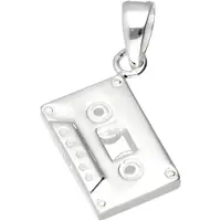 MOOYE ® - Collectie Zilveren Cassettebandje kettinghanger