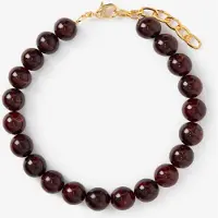 Sissy-Boy Donkerbruine Resin Kralenketting