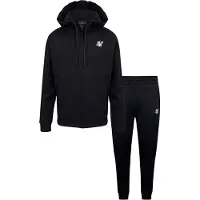 SikSilk Joggingpak zwart / wit