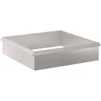 vidaXL Slakkenhekken 8 pcs 100 x 3,5 x 25 cm Roestvrij staal Zilver