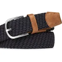 INDICODE JEANS Riem 'Alvin' donkerblauw / bruin