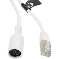 BOSSCOM RJ45 - DIN 8-pins / Powerlink PL8 (v) kabel voor B&O | wit | 0,30 meter