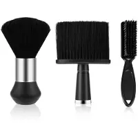 LONGZIMING -3-delige Nekborstel Set – Zachte Kappersborstels voor Haarreiniging en Stofverwijdering – Professioneel Friseurgereedschap voor Thuis & Salongebruik