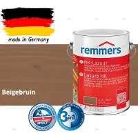 Remmers HK-Lazuur 3in1 Beigebruin 2,5L – Premium Houtbeschermingsbeits voor Buiten – Oplosmiddelhoudend – UV- & Vochtwerend – Impregneer, Grondlaag & Beits in Eén