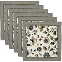 Clayre & Eef Servetten Katoen Set van 6 40x40 cm Beige Katoen