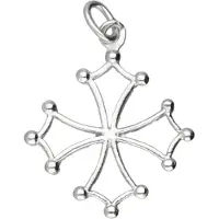 MOOYE ® - Collectie Zilveren kruis opengewerkt kettinghanger