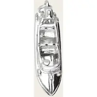 MOOYE ® - Collectie Zilveren Motorboot - Speedboot kettinghanger