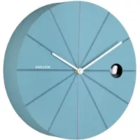 Karlsson wandklok destacado cuckoo air blue w. classic blue- Ø28cm